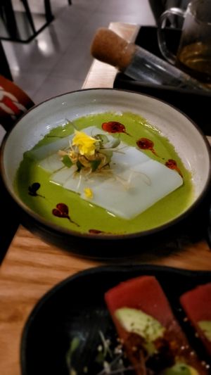 Calamari sashimi at Kusaki - Pop-up in Los Angeles
