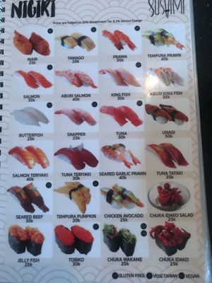   at Sushimi in Seminyak