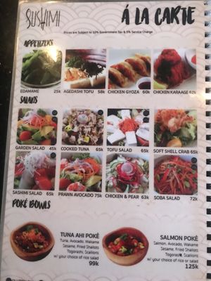   at Sushimi in Seminyak