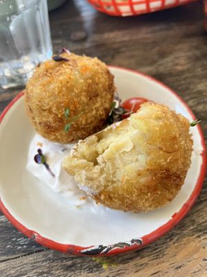 Sauerkraut balls   at Bagatelle in Cologne