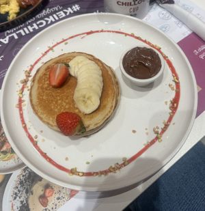Pancakes con Nutella vegana   at Keik in Modena