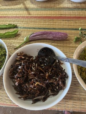 Auberginen Curry  at Priyamali Gedara in Polonnaruwa