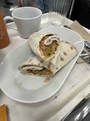 Vegan roll  at IKEA in Zaragoza