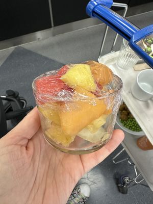 Fruit salad  at IKEA in Zaragoza