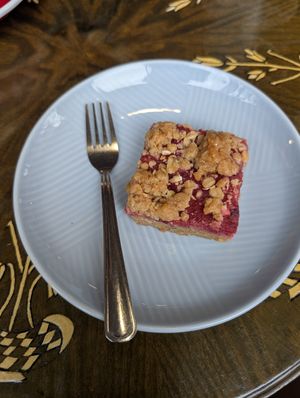 Vegan crumbles at Shop from Crisis in North London