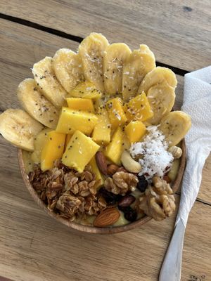 Vegan smoothie bowl  at Sibol in Siargao