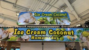 Stall  at Coconut Ice Cream in Koh Samui