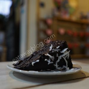 the cake  at Dayu's Warung in Ubud