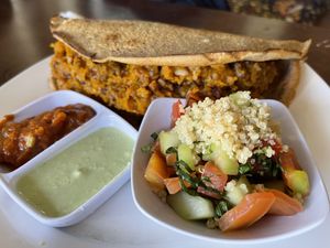 Vegan gluten free taco   at Dayu's Warung in Ubud