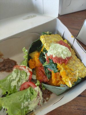 Lasagna at Dayu's Warung in Ubud