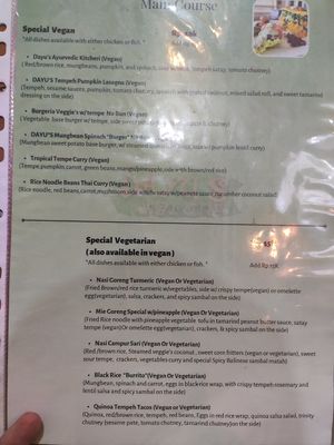  at Dayu's Warung in Ubud