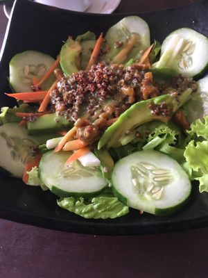 Quinoa salad at Dayu's Warung in Ubud