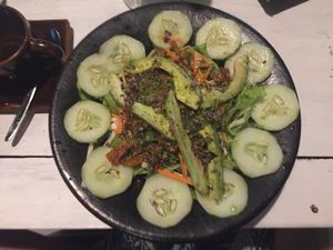 Quinoa salad at Dayu's Warung in Ubud