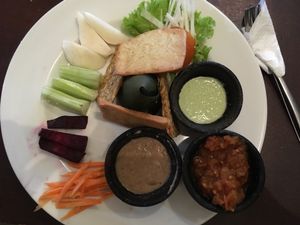 Lalapan at Dayu's Warung in Ubud