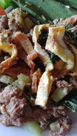 gado-gado "lontong" at Dayu's Warung in Ubud