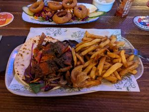 Head of steam gyros at The Head of Steam in Sheffield