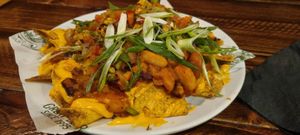 Nachos (no jalapeños or guacamole) at The Head of Steam in Sheffield