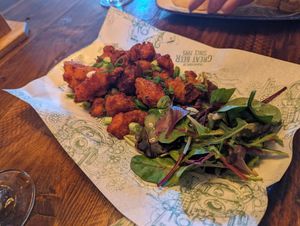 Cauliflower wings at The Head of Steam in Sheffield