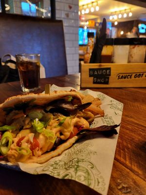 Chicken Gyros at The Head of Steam in Sheffield