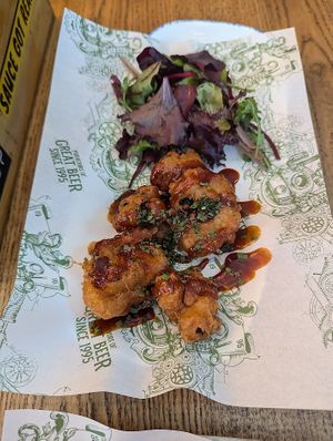 Cauliflower wings at The Head of Steam in Sheffield