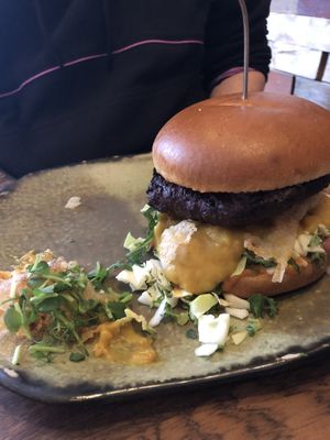 Facon chease burger  at Nordur in Aalborg