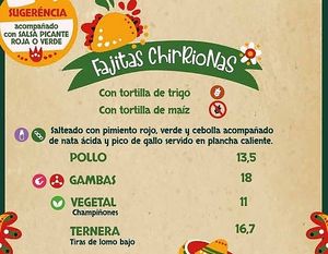 Fajitas at Pendejo Restaurante in Sabadell