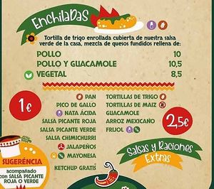 Enchilada at Pendejo Restaurante in Sabadell