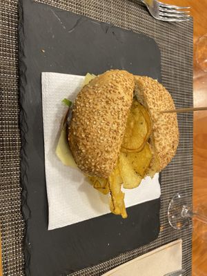 Vegan burger   at Talhadas in Machico