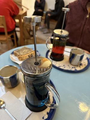 Herbal tea  at Florencia y Fortunata Café in Cusco
