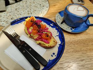 Food and drink at Florencia y Fortunata Café in Cusco