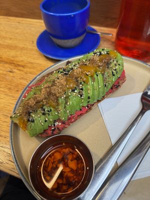 Said toast   at Florencia y Fortunata Café in Cusco