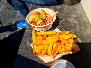 Chips  at Maoz - Muntplein in Amsterdam