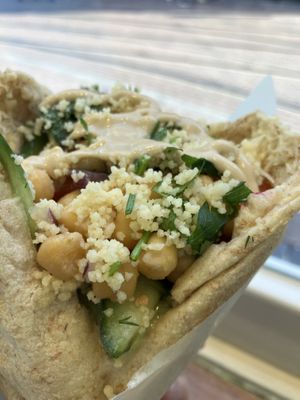 Falafel pita  at Maoz - Muntplein in Amsterdam