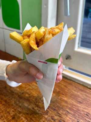 Small fries  at Maoz - Muntplein in Amsterdam