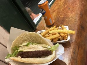 Falafel burger meal deal  at Maoz - Muntplein in Amsterdam