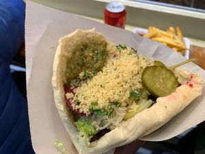 Falafel  at Maoz - Muntplein in Amsterdam