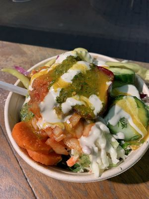 the salad bar is the best part at Maoz - Muntplein in Amsterdam