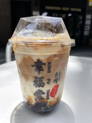 Signature brown sugar boba vegan #Veganuary at Xing Fu Tang in Haymarket