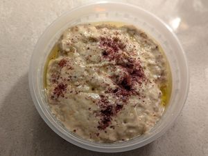 Side of baba ganoush at IDOF - Roosevelt - Maybe closed in Oakbrook Terrace