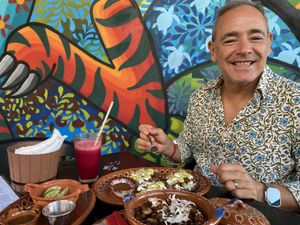 Increíble!!! Sopes y más.  Two items were plenty of food for the two of us    at Vegan Barrio in Cozumel