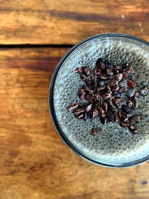 Titan Smoothie at Vegan Barrio in Cozumel