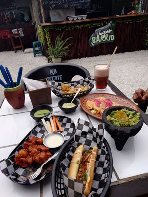  at Vegan Barrio in Cozumel