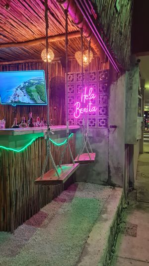 Entrance of the Barrio at Vegan Barrio in Cozumel