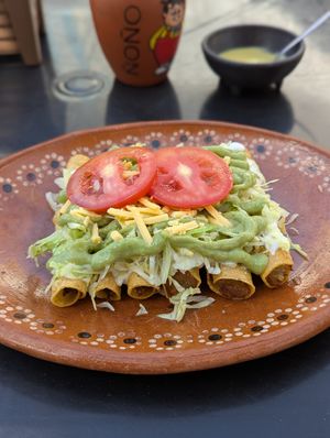 Steak and Potatoes at Vegan Barrio in Cozumel