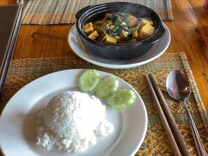 Braised aubergine with tofu - Yummy, Sapa  at Yummy  in Sapa