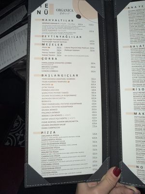   at Organica Restaurant in Istanbul