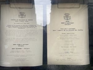 Keine vegane Option bis zum 1. Mai 2023  at Chardon in Arles