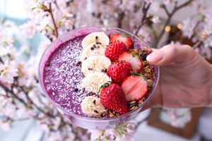 Vegan Berry Goodness Bowl at TREE by NAKED - Yoyogi Park in Tokyo