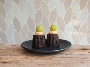 Kiwi Cream Muscat Grapes Cannele at TREE by NAKED - Yoyogi Park in Tokyo