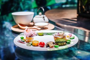 Vegan lunch course (main plate) at TREE by NAKED - Yoyogi Park in Tokyo